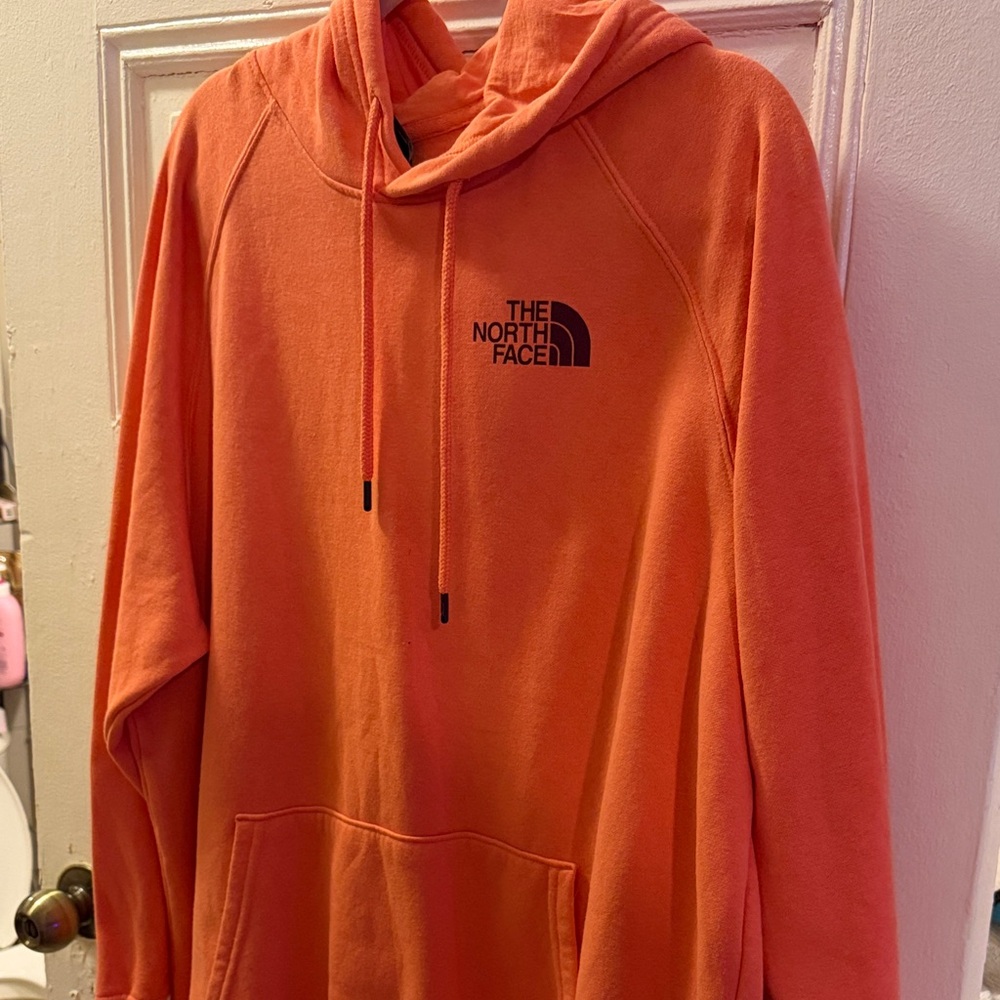 The North Face Women's Orange Hoodie Sweatshirt